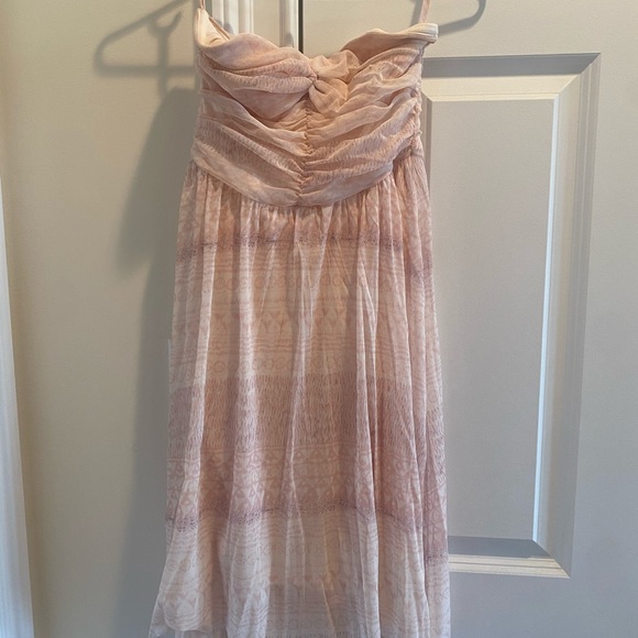 Free people pink watercolor tube dress - Picture 2 of 2